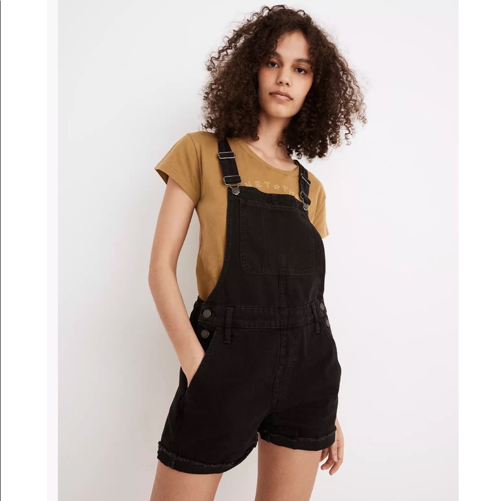 Madewell overall shorts NWT